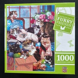 NWT (originally sealed) Furry Friends 1000-Piece Cat Puzzle by - Multi